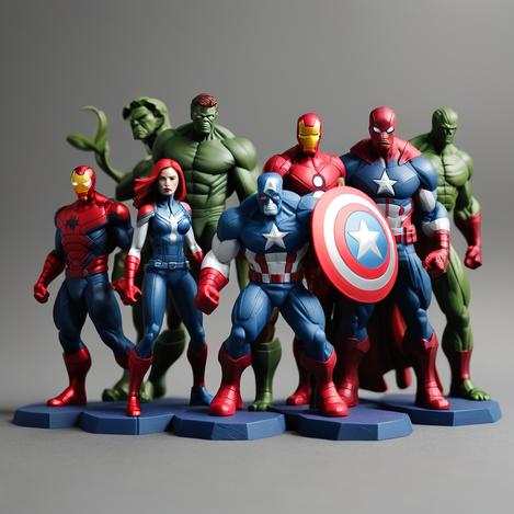 DC Comics Character Action Figurines 