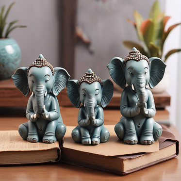 Elephant Figurine - Sentimental Collectible Figurines for Housewarming