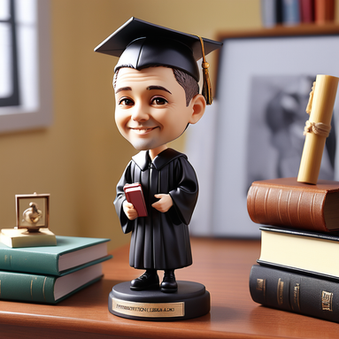 Personalized Graduation Figurine