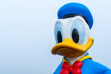 Donald Duck Figurine: A Patchwork of Whimsy and Fun captured in Sandstone