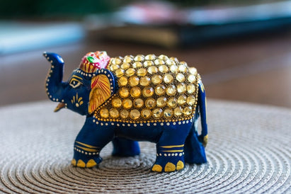 Decorative elephant figurines