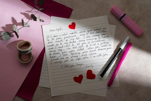 Personalized love letter to make your valentine date feel special