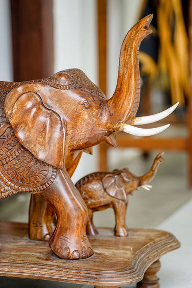 Elephant statues for decor