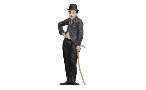 Charlie Chaplin 3D statue
