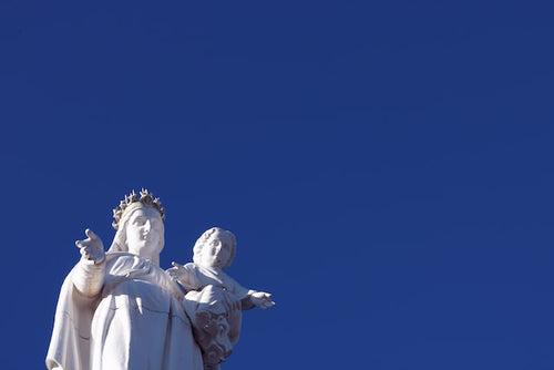 Blessed mother statue