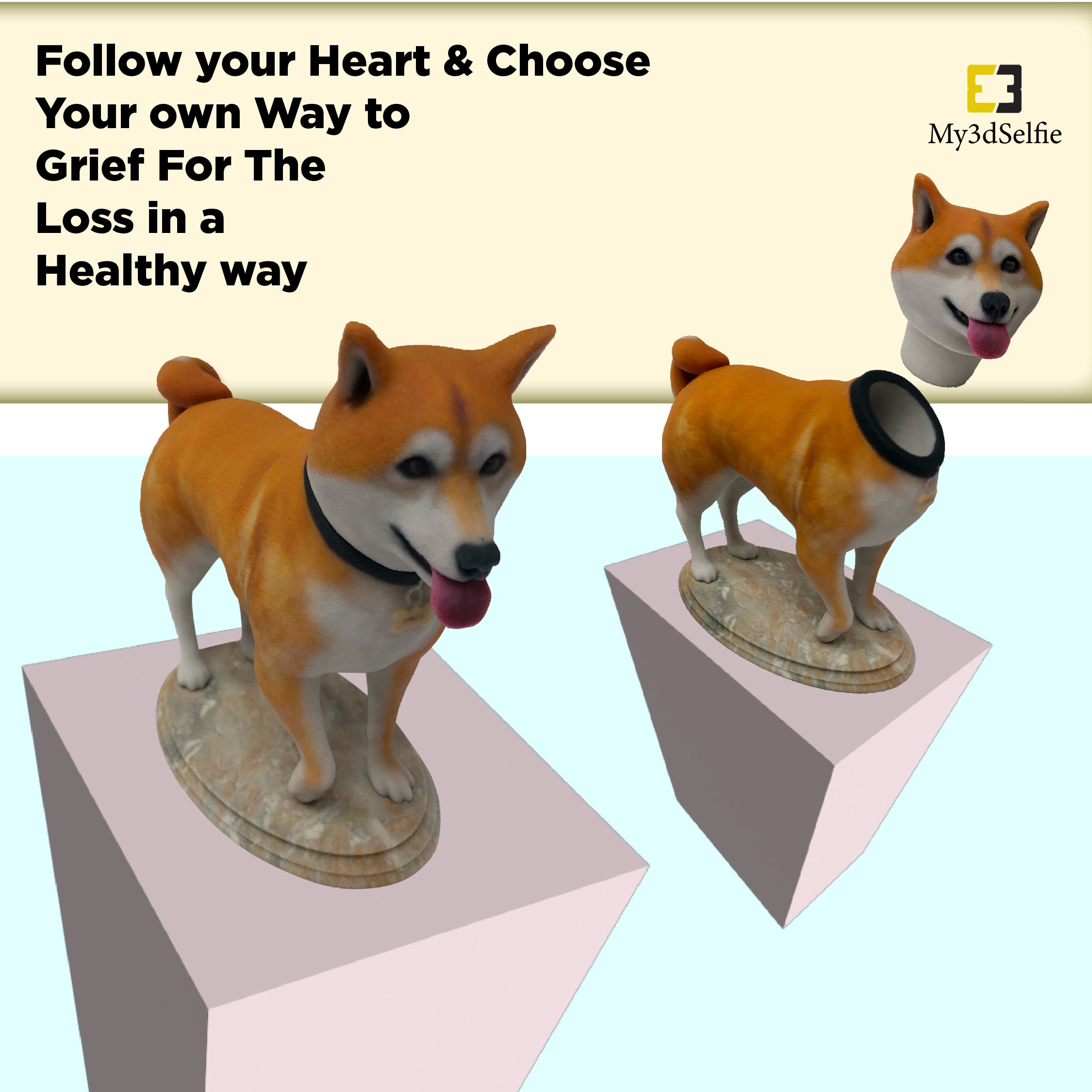 Lovable pet urn for your beloved dogs.