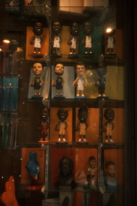 Large Bobble heads found all over the world