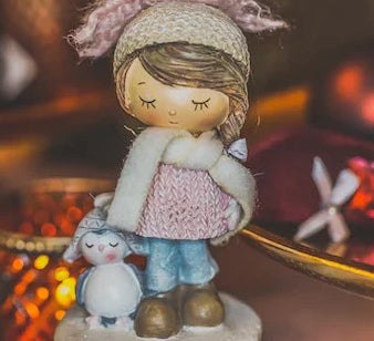 Christmas Doll Figurine