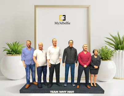 Group figurines of your friend for your office