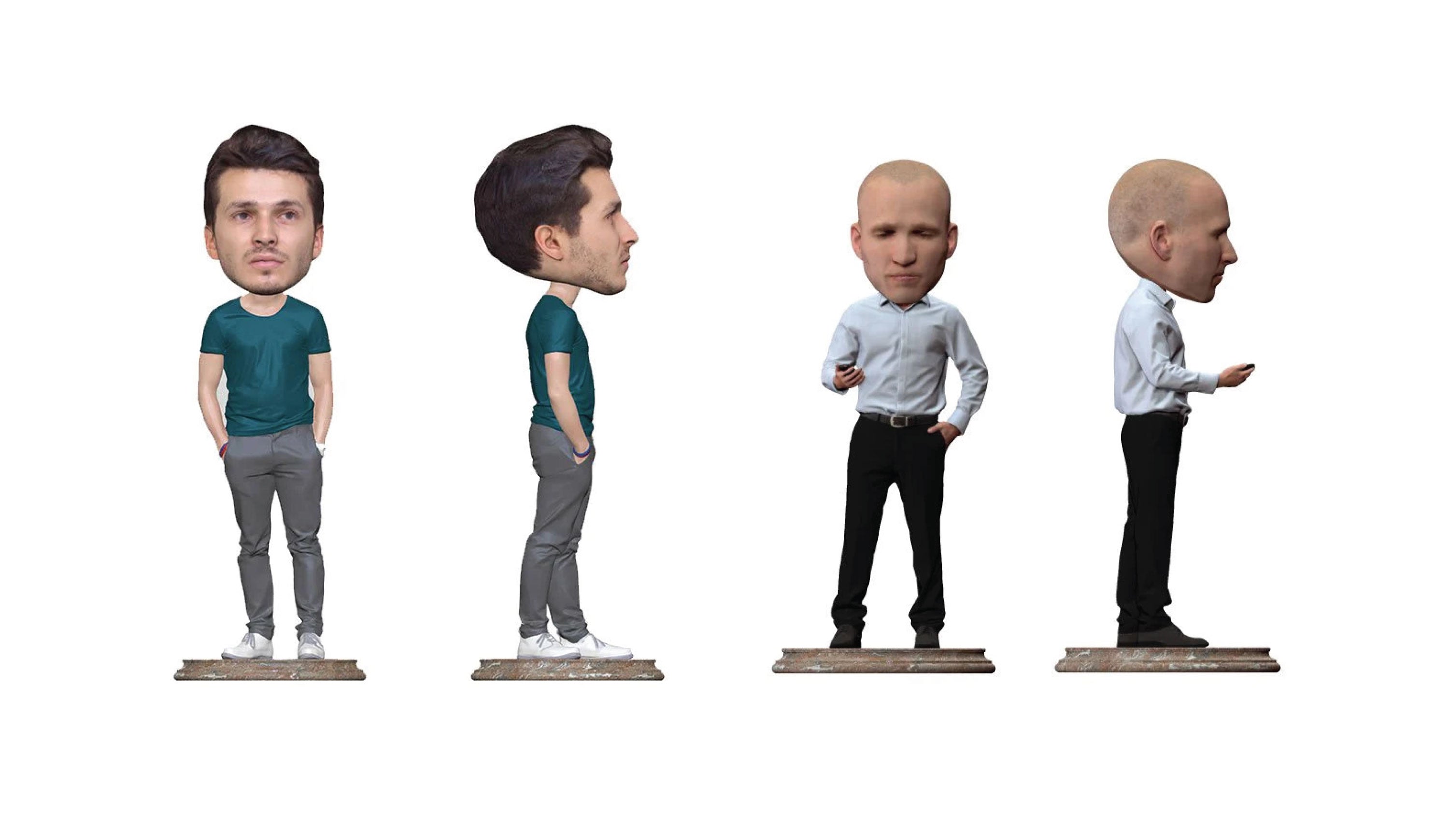 Customized Bobbleheads from My3dselfie.