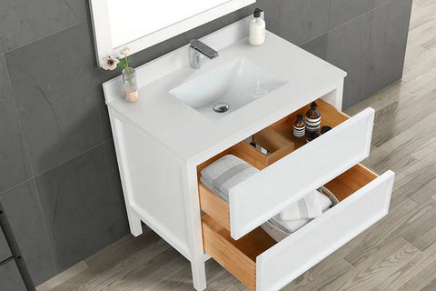 very white sink to improve the bathroom color