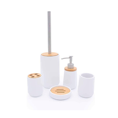 Addstoris Bathroom Accessories Set - Free Standing - Brass/Brushed Nic -  The Bathroom Boutique