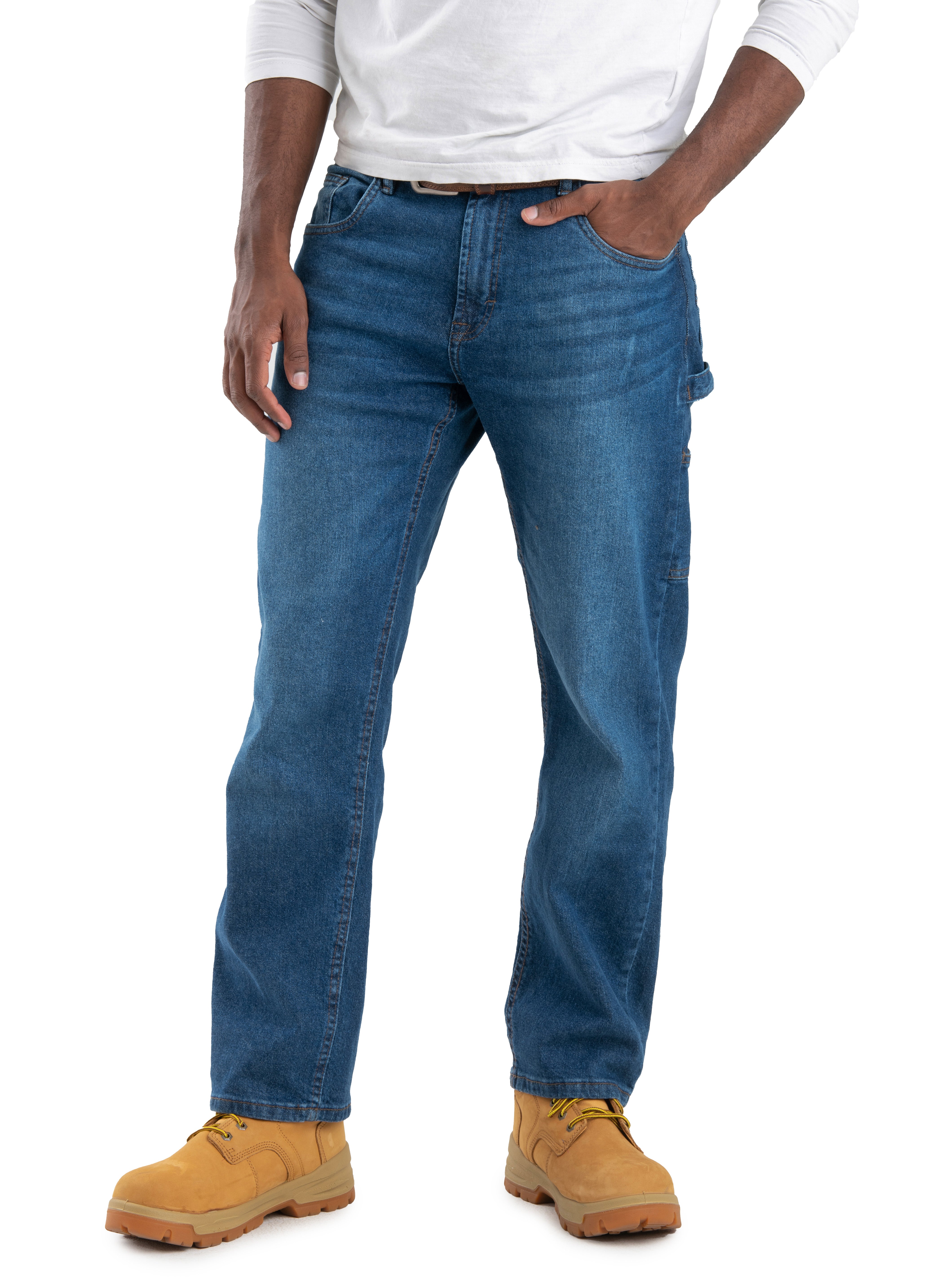 Big and Tall Flannel Lined Jeans for  to Size 60 and