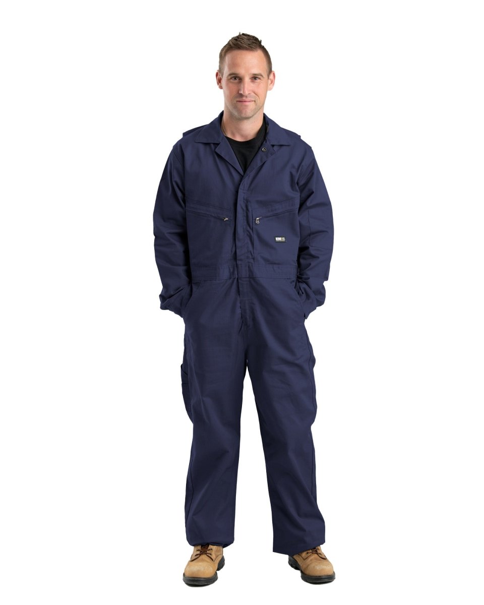 Men's Grey Flame Resistant Unlined Coverall