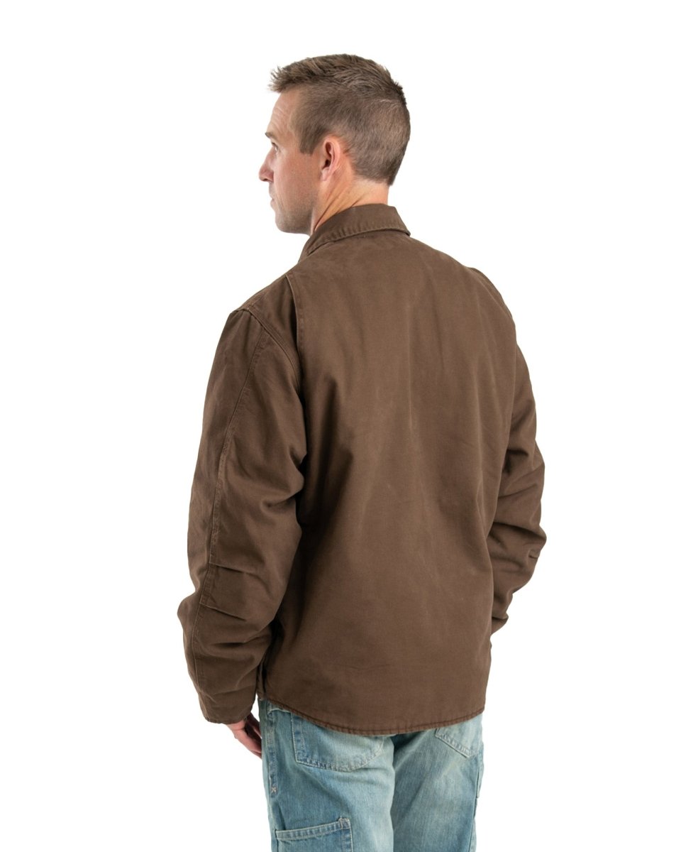 Men's Cold-Weather Duck Hooded Shirt Jacket