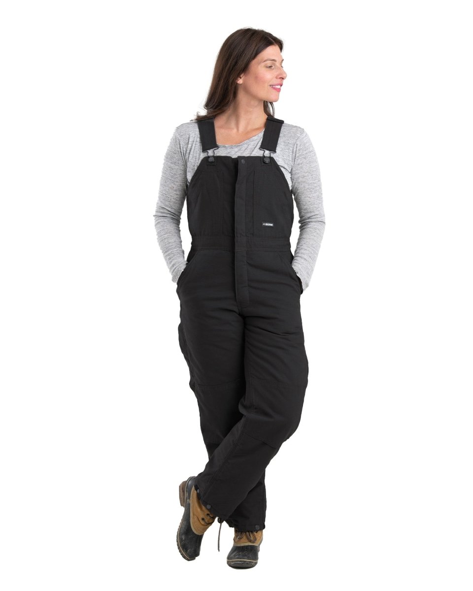 Women's Softstone Duck Insulated Bib Overall - Berne Apparel product image