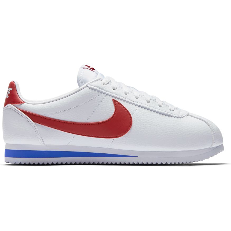 Classic Cortez Leather WHITE/VARSITY RED-VARSITY ROYAL US 8.5 EU 42 US 9 EU 42.5 US 9.5 EU 43 US 10 EU 44 US 10.5 EU 44.5 US 11 EU 45 EU 11.5 EU 45.5 EU 12 EU 46