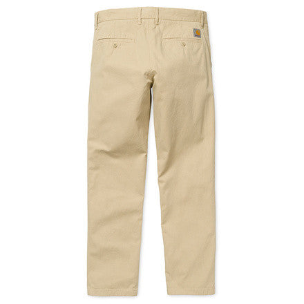 Carhartt WIP Johnson Pant Midvale Cotton Twill 7 Oz Safari Garment dyed W 32 L 34 W 34 L 32 W 34 L 34 W 36 L 32