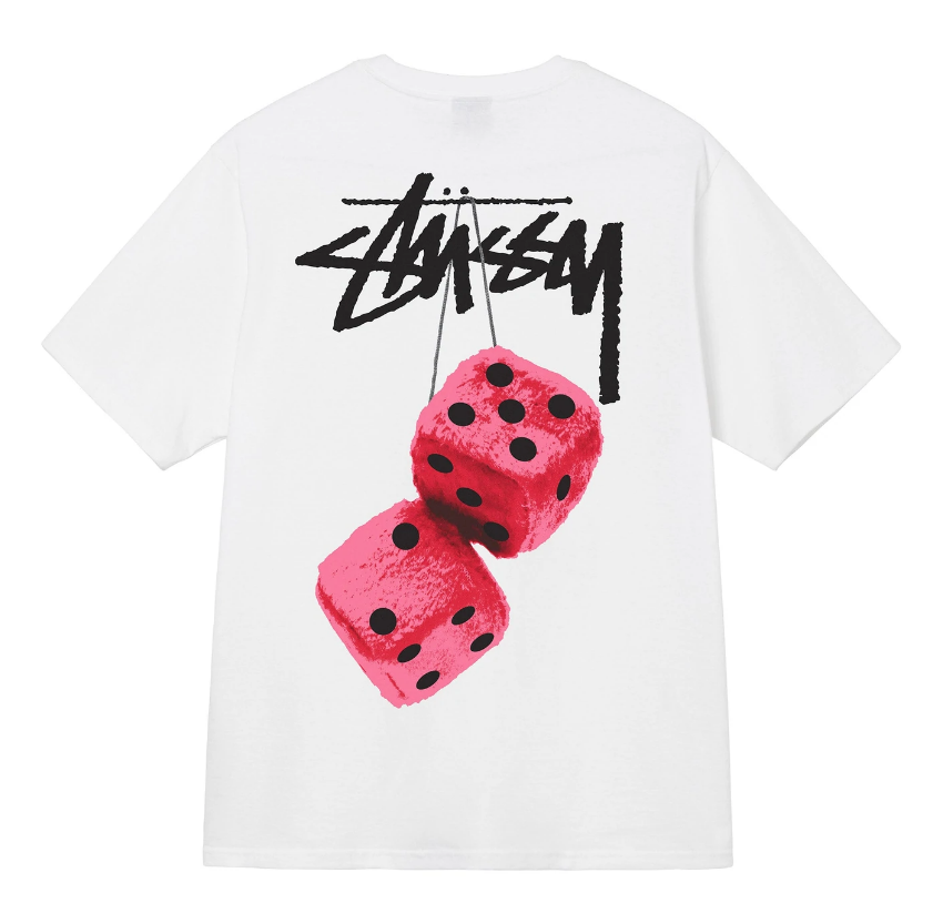 Fuzzy Dice Tee white S M L XL