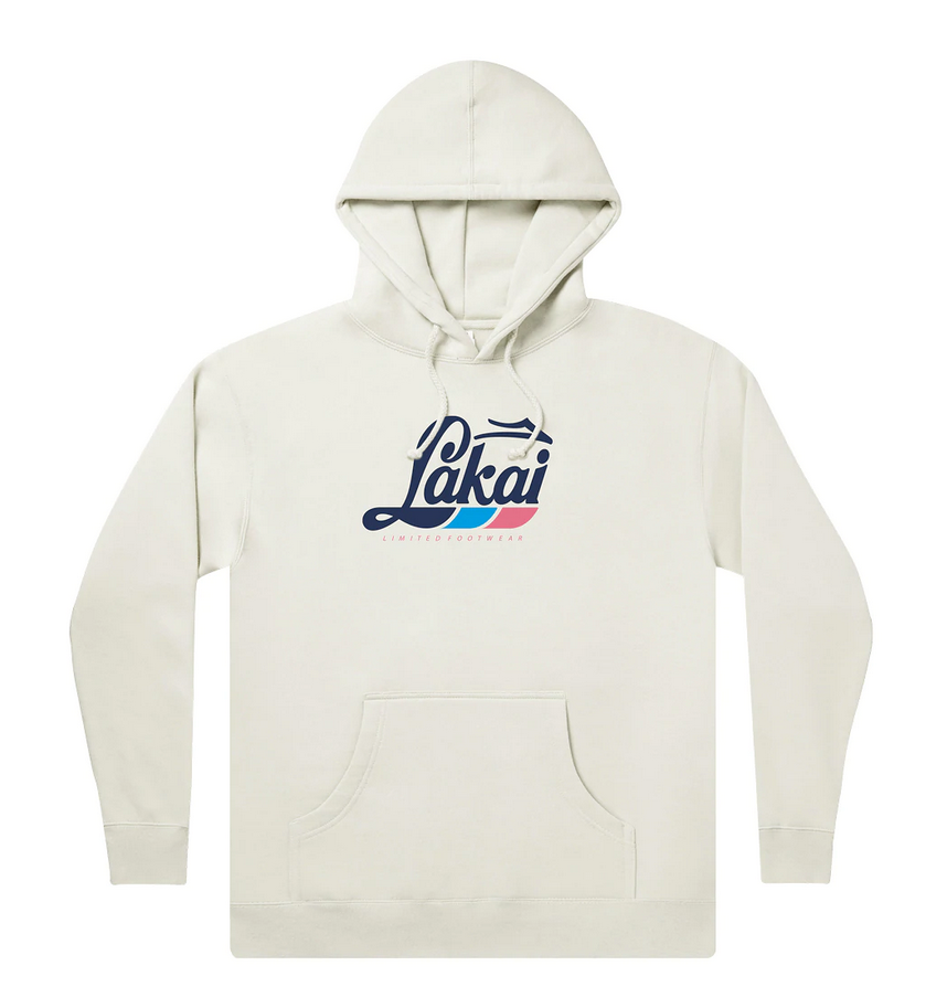 Lakai Motorworks Hoodie White M L