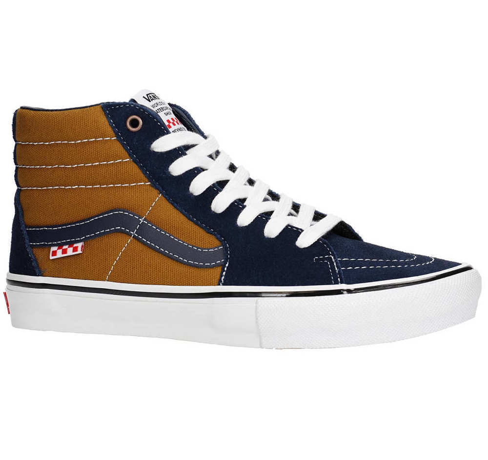 Vans Sk8-Hi ( Reynolds ) Nvy/Golden Brown US 7.5 EU 40 US 8.5 EU 41 US 9 EU 42 US 10 EU 43 US 10.5 EU 44 US 11.5 EU 45