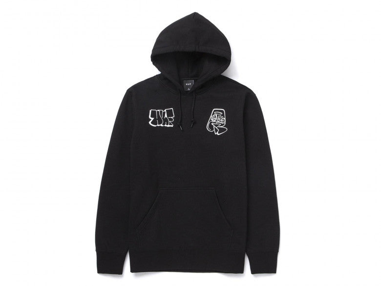 HUF Remio Hoodie Black M L