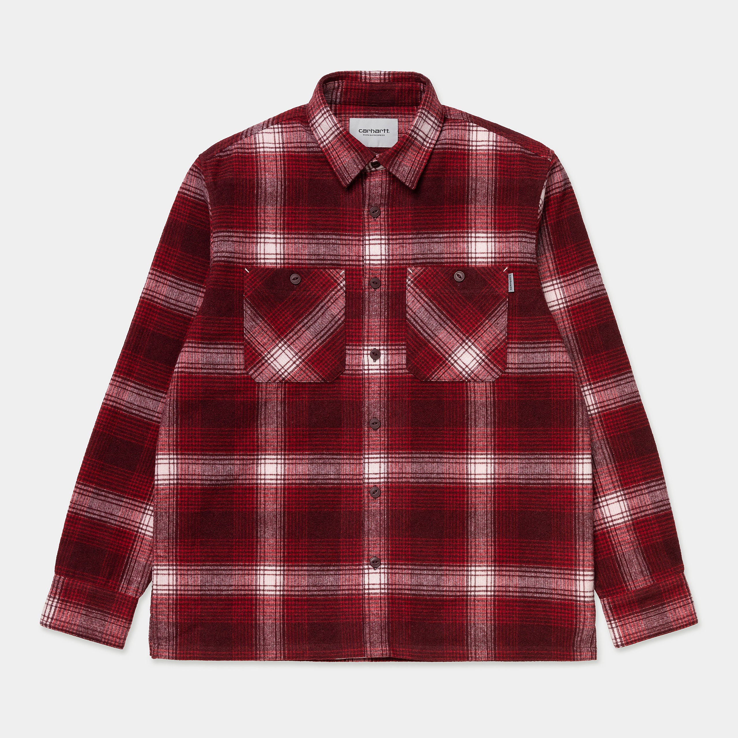 Carhartt L/S Nigel Shirt Nigel Check Rocket M L XL