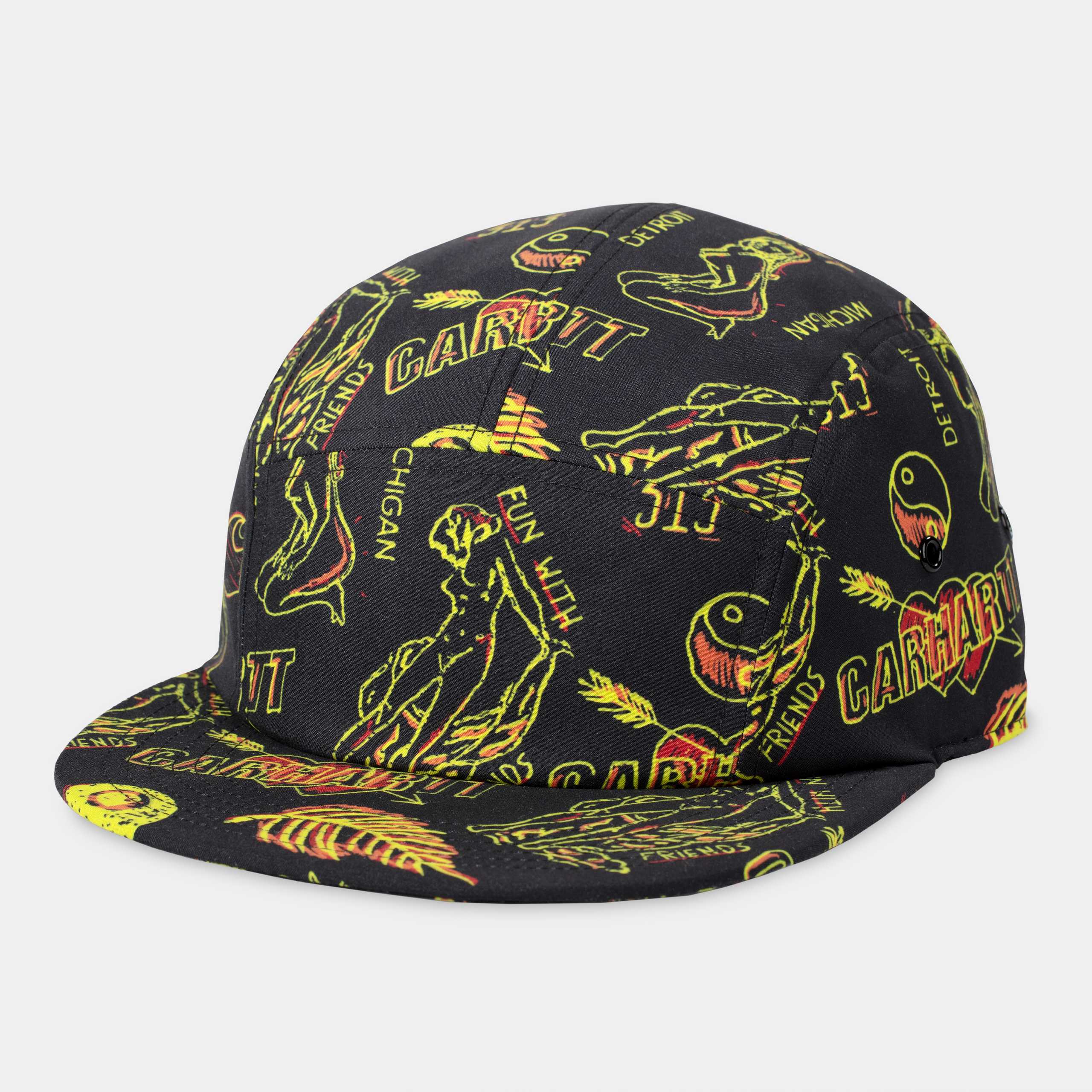 Carhartt Pradise Print Cap Yellow One Size