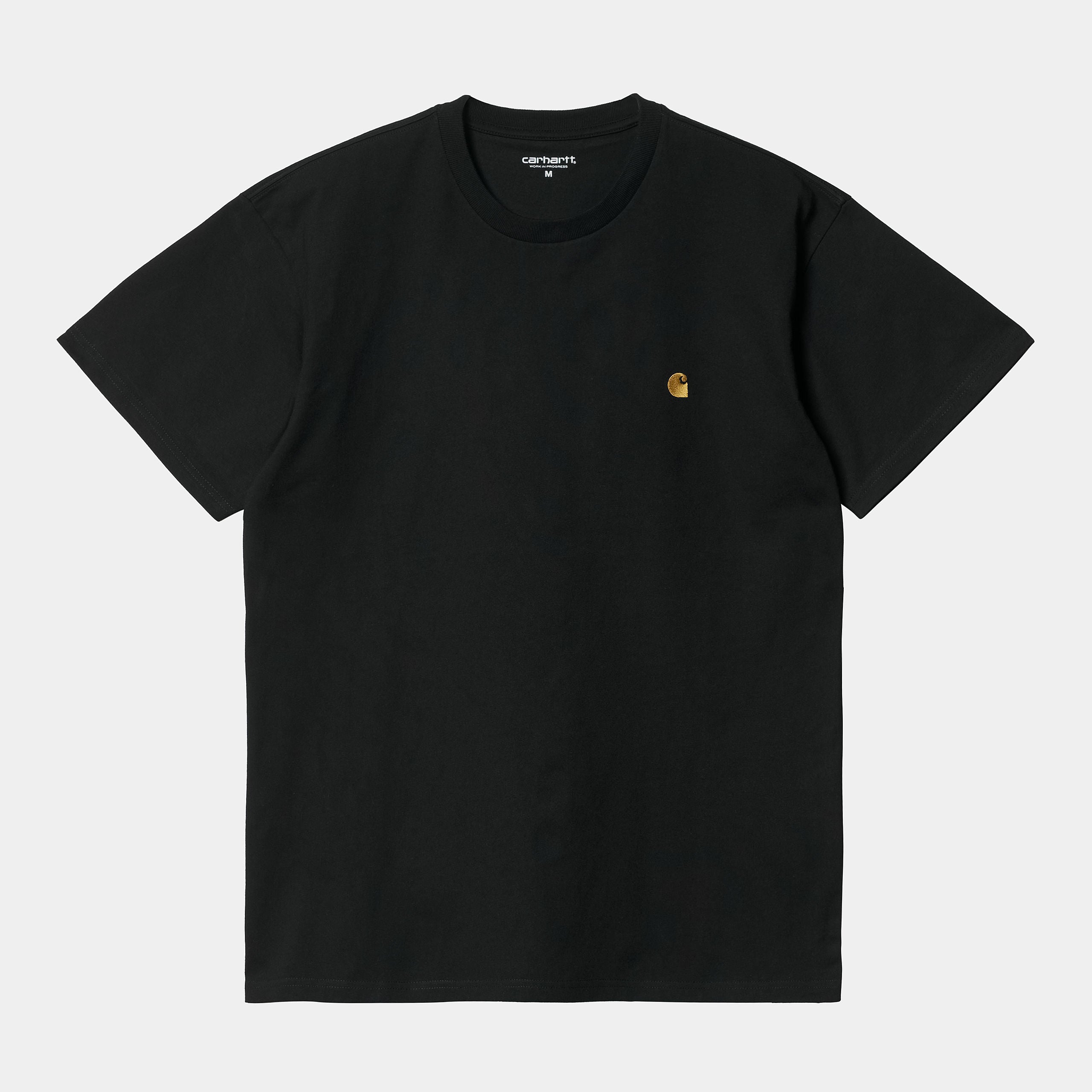 Carhartt WIP S/S Chase T Shirt Black/Gold S M L XL