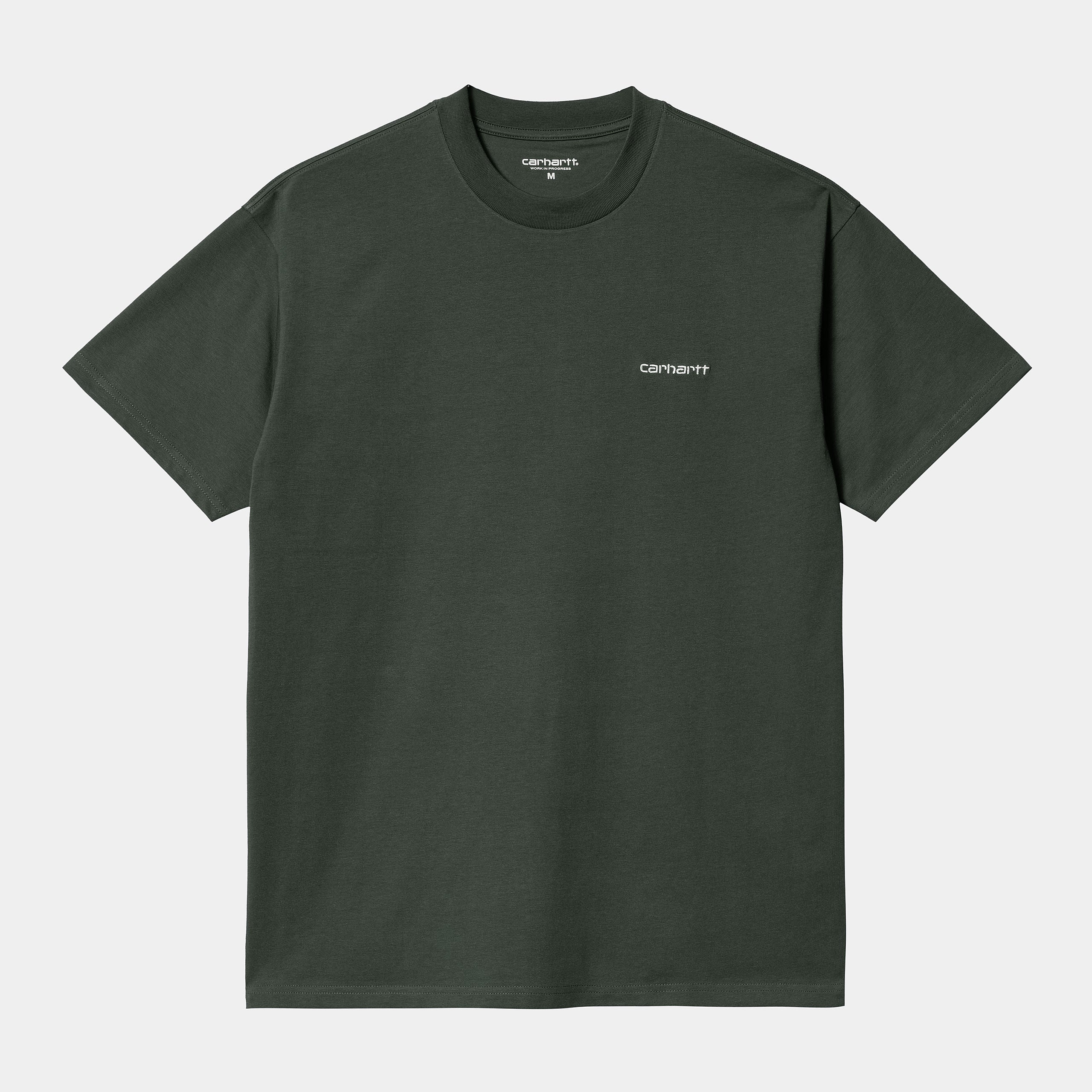 Carhartt WIP Script Embroidery T-Shirt Boxwood/White M L XL