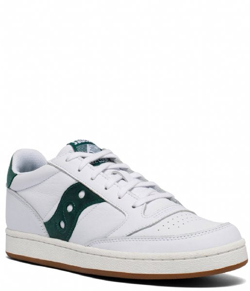 Saucony Jazz Court White/Green US 8.5 EU 42 US 9 EU 42.5 US 9.5 EU 43 US 10 EU 44 US 10.5 EU 44.5 US 11 EU 45 US 11.5 EU 46 US 12 EU 46.5