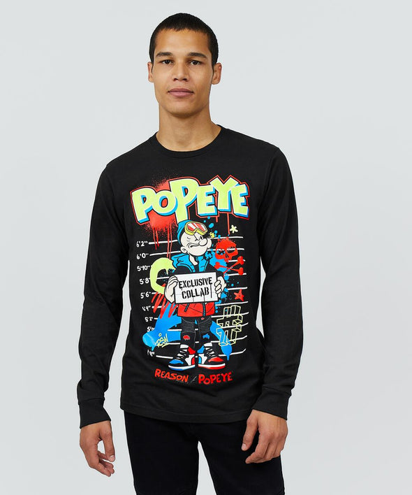 Reason Clothing Popeye Long Sleep Tee