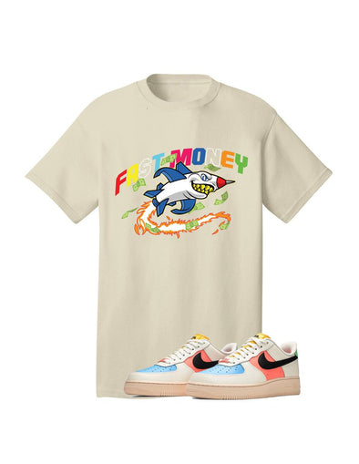 RS1NE Fast Money Tee (Khaki)