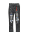 Reason Clothing Vincent Denim Ripped Jean (Grey)