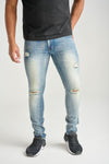 Spark Vintage Blue Ripped Jean