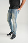 Spark Vintage Blue Ripped Jean