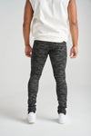 Spark Ripped Twill Pant (Black Camo)