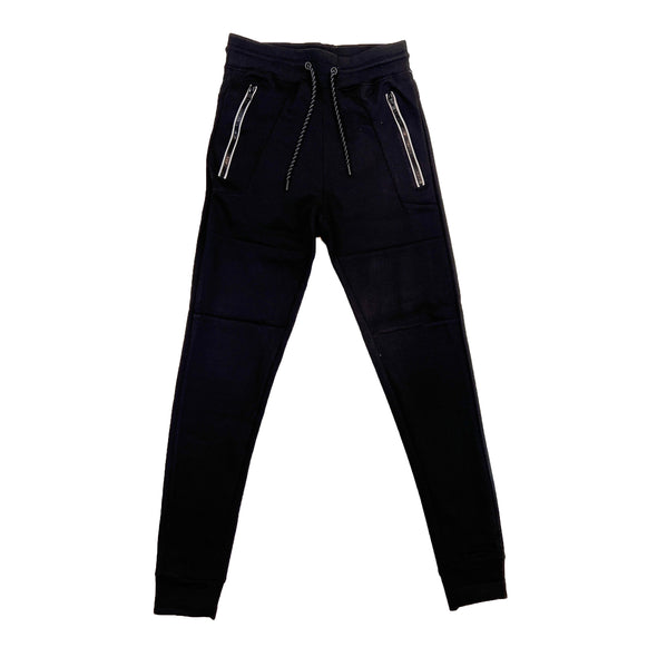 White Tag Tech Fleece Jogger (Black)