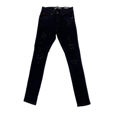 Spark Ripped Denim Jean (Jet Black)