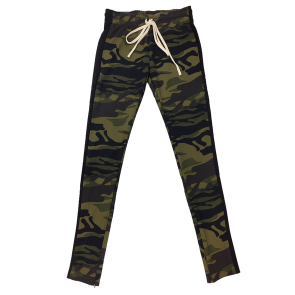 Royal Blue Single Strip Track Pant (Camo/Black) - Fashion Landmarks