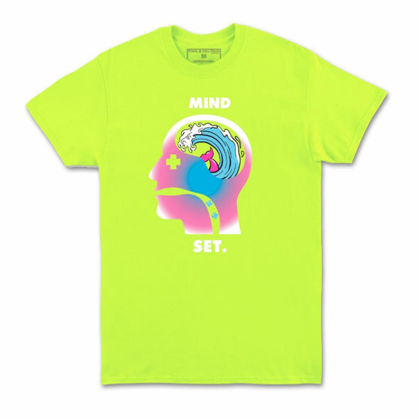 Pink Dolphin Mind Set Tee - Fashion Landmarks