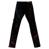 G-Squared Paint Ripped Jean (Jet Black)