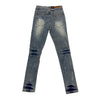M.Society Painted Ripped Jean (Rustic Blue)