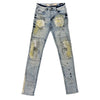 R3bel Biker Paint Jean (Ice Blue)