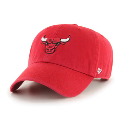 Chicago Bulls Black Clean Up 47 Dad Hat