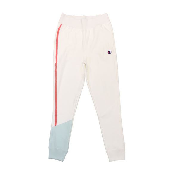 CHAMPION LIFE WOMAN'S COLOR BLOCK JOGGER (White) - Fashion Landmarks