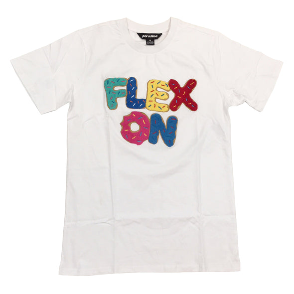 Paradime Flex On Chenille Patch Tee (White)
