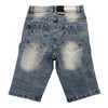 M.Society Ripped Jean Short (Light Blue)