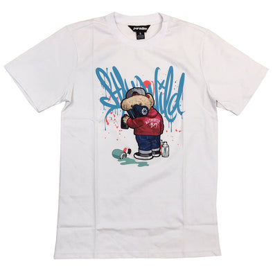 Paradime Graffiti Bear Chenille Patch Tee (White)