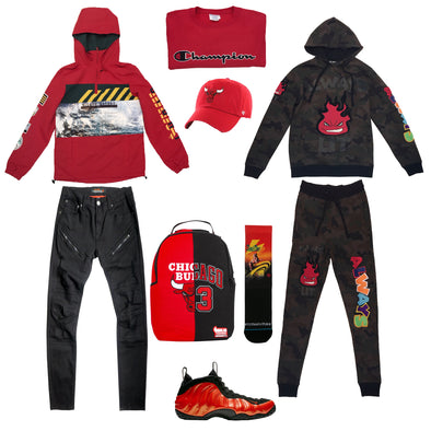 habanero foamposite outfit